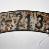 MOTORCYCLE NUMBER LICENSE PLATE