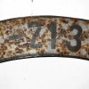 MOTORCYCLE NUMBER LICENSE PLATE