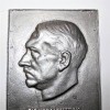 QUADRETTO IN ALLUMINIO ADOLF HITLER