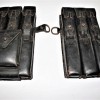 COPPIA PORTA CARICATORI IN  PELLE MP38 MP40