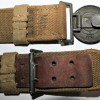 BELT AND BUCKLE OFFICER�S W.SS TROPICAL DAK