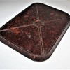 TRAY IN RED BAKELITE