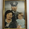 RITRATTO SOLDATO WEHRMACHT CON FAMIGLIA