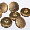 SET OF 8 BUTTON IN GOLD FOR GENERAL