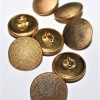 SET OF 8 BUTTON IN GOLD FOR GENERAL