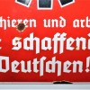 WALL ENAMEL SIGN DAF RAD