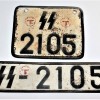 SS LICENCE PLATES FOR CAR