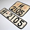 SS LICENCE PLATES FOR CAR