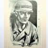 GERMAN POSTCARD PARATROOPER LUFTWAFFE