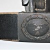 LEATHER BELT AND BUCKLE NCO LUFTWAFFE