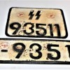 SS LICENCE PLATES FOR CAR