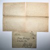 ENVELOPE AND LETTER FELDPOST 