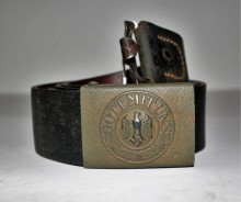 CINTURA E FIBBIA DA TRUPPA WEHRMACHT