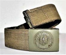 CINTURONE E FIBBIA TROPICALI DAK WEHRMACHT
