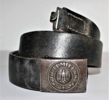 CINTURONE E FIBBIA DA TRUPPA WEHRMACHT