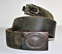 CINTURONE E FIBBIA DA TRUPPA DELLA LUFTWAFFE