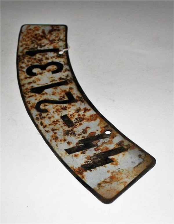 MOTORCYCLE NUMBER LICENSE PLATE