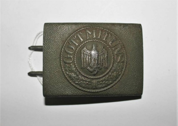 FIBBIA TRUPPA ALLUMINIO WEHRMACHT