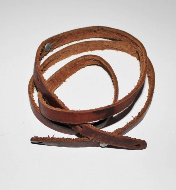 TRACOLLA IN PELLE PER BINOCOLO