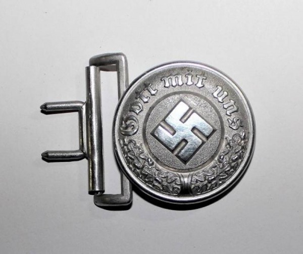 FIBBIA DA UFFICIALE POLIZIA M35