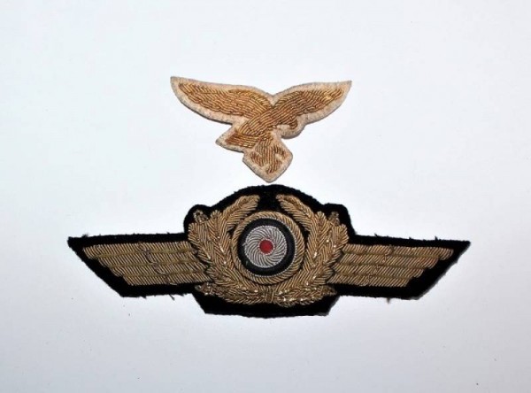 SET FREGI DA SCHIRMMUTZE GENERALE LUFTWAFFE ESTIVO