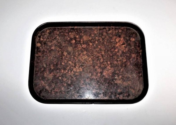 TRAY IN RED BAKELITE