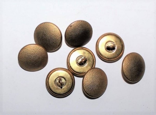 SET OF 8 BUTTON IN GOLD FOR GENERAL