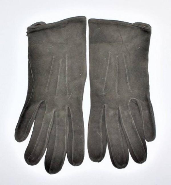 LEATHER GLOVES OFFICER�S WH-LW-SS