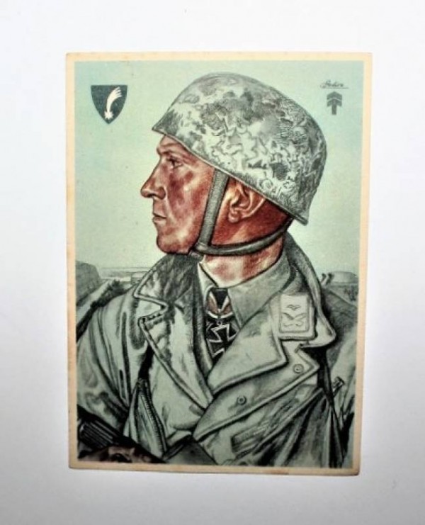 CARTOLINA PARACADUTISTI LUFTWAFFE