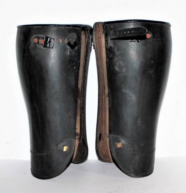 LEATHER LEGGINGS FOR CAVALLERY OR POLICE W.SS ALGEMINE
