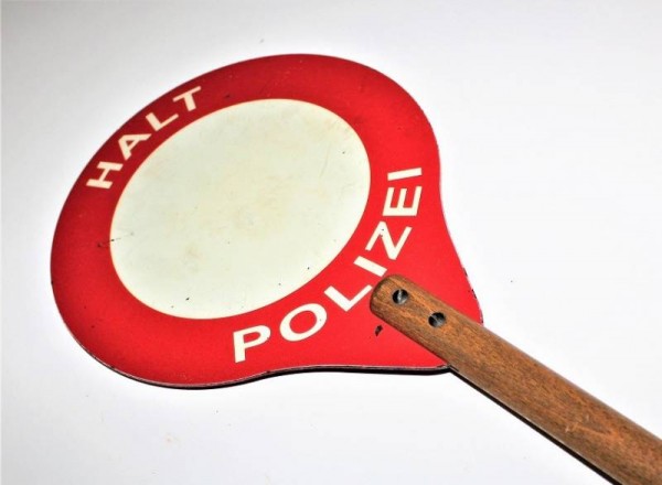 TRAFFIC CONTROL PADDLE ALT POLIZEI