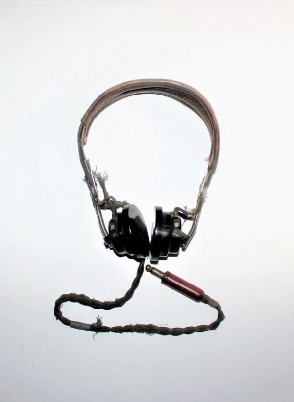 US WWII AIR FORCE RADIO HEADSET ANB-H-1 FOR PILOT