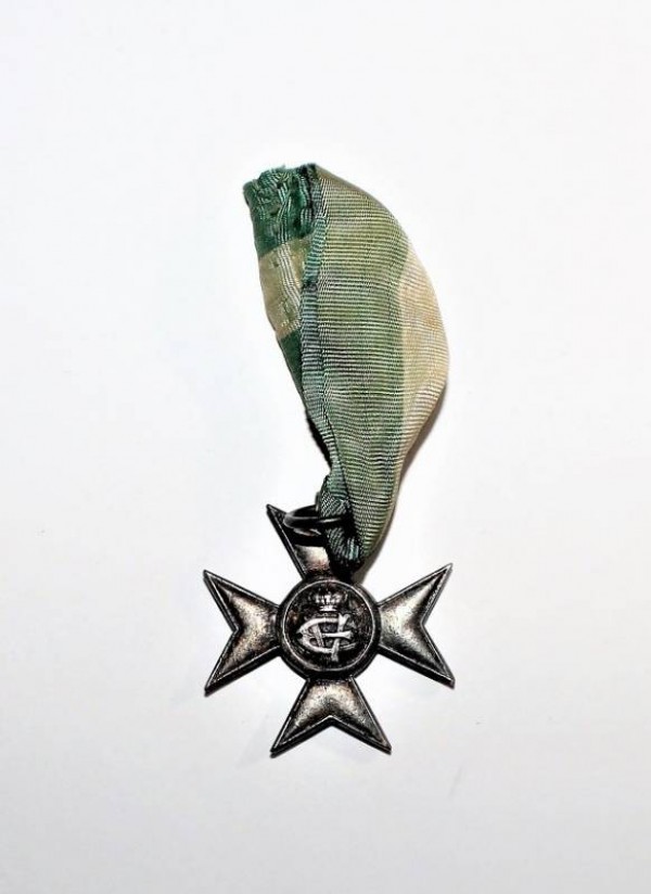 DECORATION VITTORIO EMANUELE 3rd-CROSS OF MERIT IN SILVER MVSN