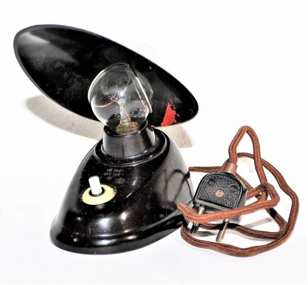 BAKELITE LAMP OFFICE W.SS-WH-LW