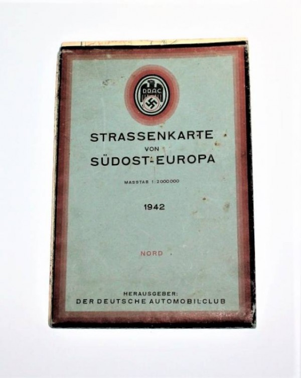 ROAD MAP OF SOUTH EAST EUROPE AND ITALY