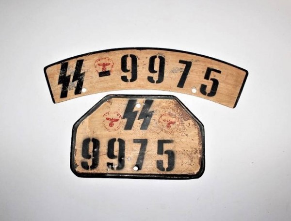 W.SS LICENSE PLATE FOR MOTORCYCLE