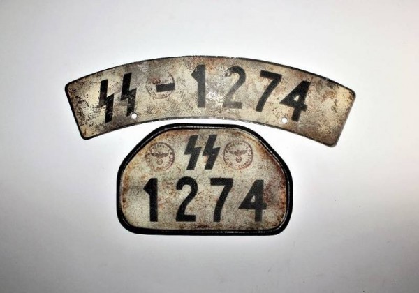W.SS LICENSE PLATE FOR MOTORCYCLE