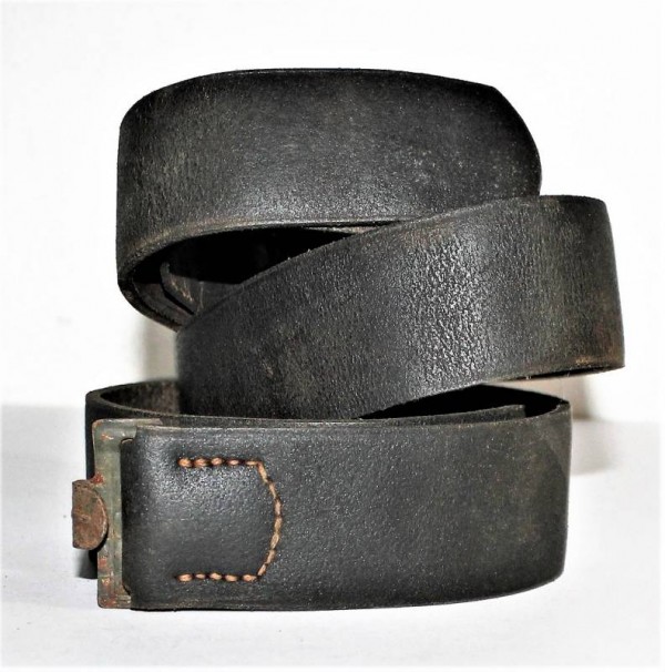AN NCO BROWN LEATHER BELT WH-LW-SS